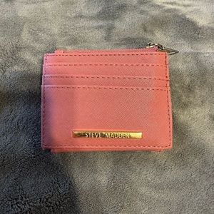 NWT Steve Madden Bhayden Card Case Wallet - Gorgeous Dusty Rose
